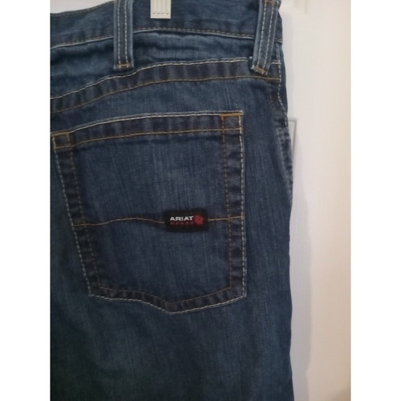 Ariat FR M4 Relaxed Boot Jeans Mens 40x30 Dark Wash Bootcut CAT 2 2112 20.0 ATPV - Picture 4 of 16